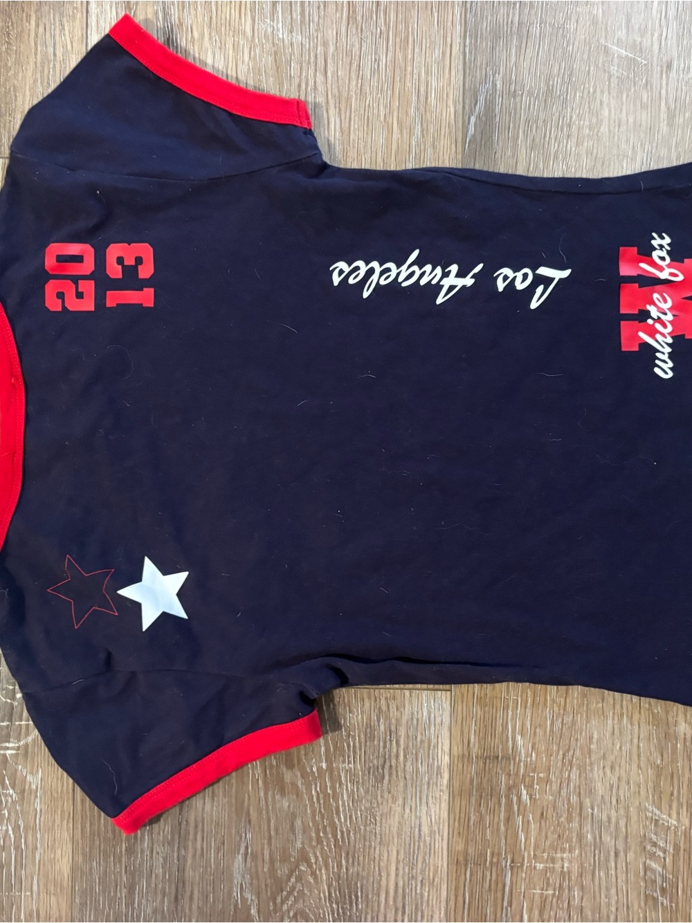White Fox Navy & Red Graphic Tee - Picture 3 of 3